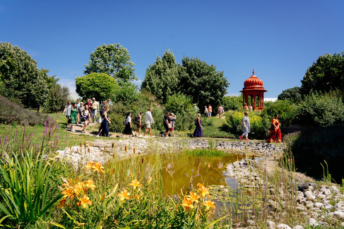 Séta Krisna-völgy birtokán